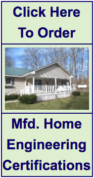 Manufactured Home Certification